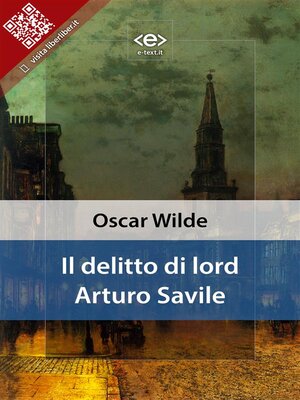 cover image of Il delitto di lord Arturo Savile